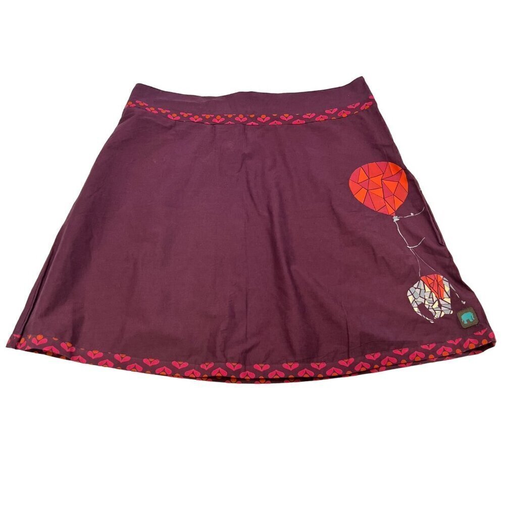 Tranquillo A-Line Multicolor Short Skirt Women’s Size Large Zip